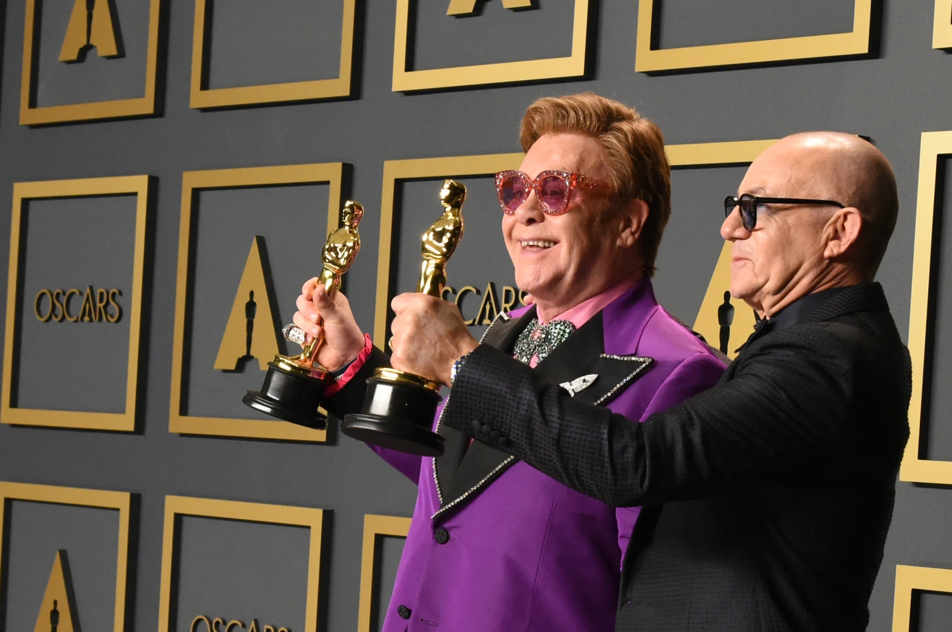 Elton John and Bernie Taupin at an event for The Oscars (2020)