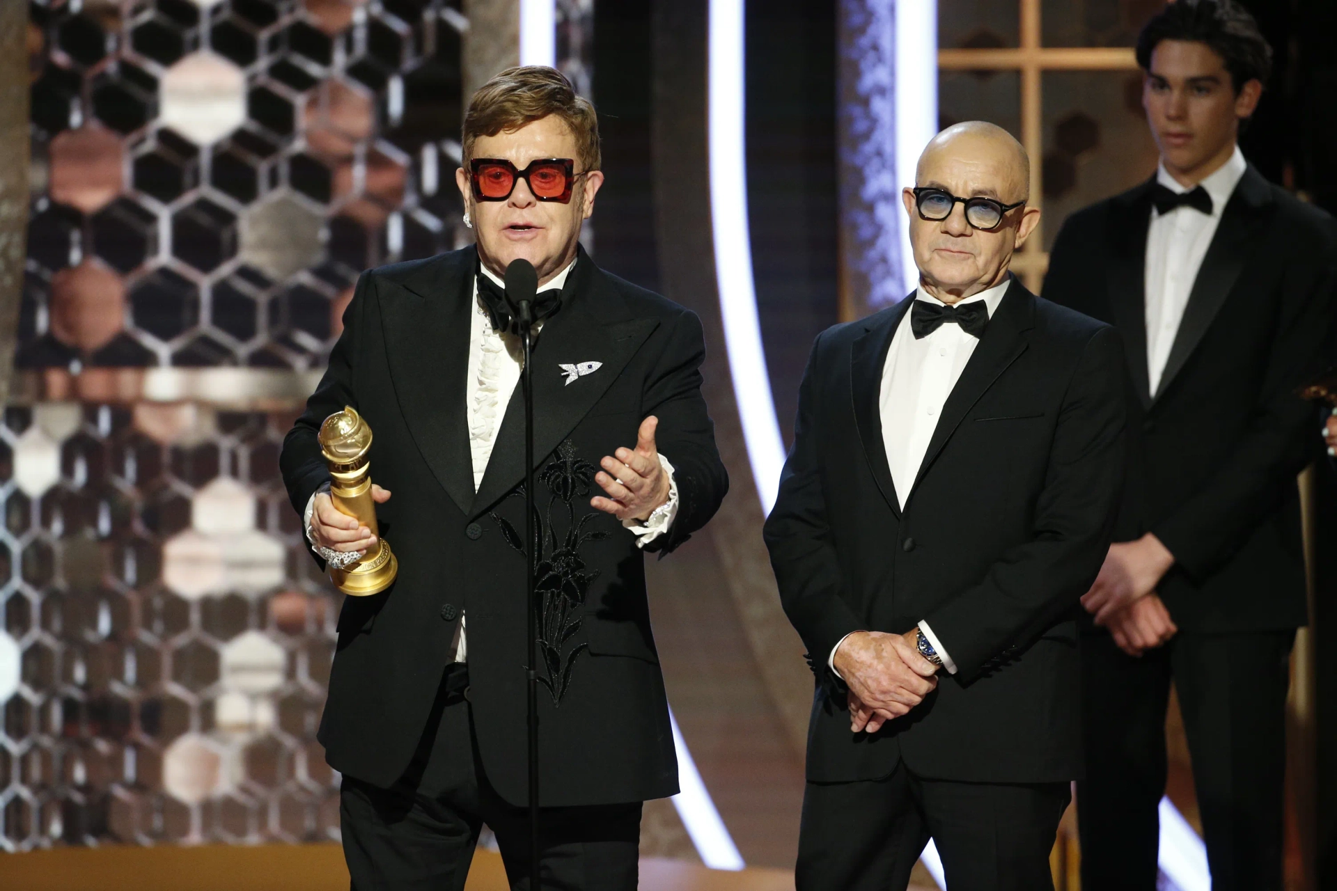 Elton John and Bernie Taupin at an event for 2020 Golden Globe Awards (2020)