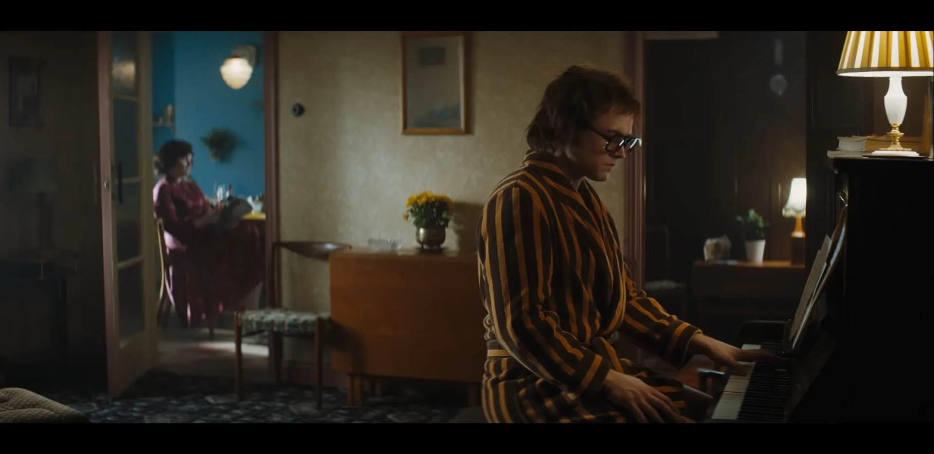 Bryce Dallas Howard and Taron Egerton in Rocketman (2019)