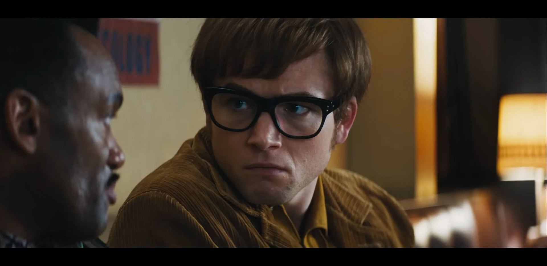 Jason Pennycooke and Taron Egerton in Rocketman (2019)