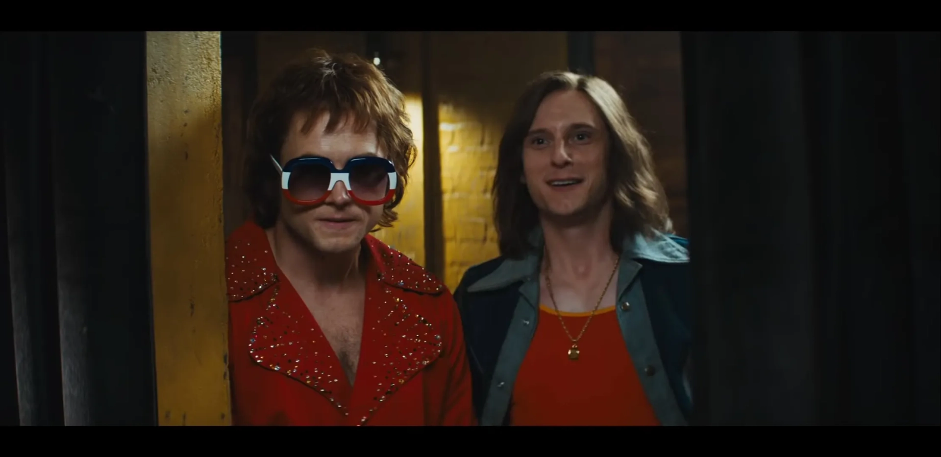 Jamie Bell and Taron Egerton in Rocketman (2019)