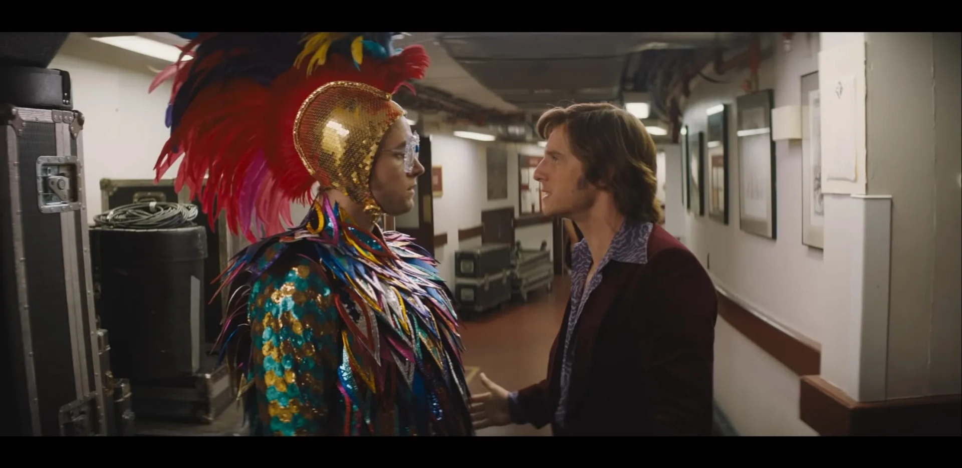 Jamie Bell and Taron Egerton in Rocketman (2019)