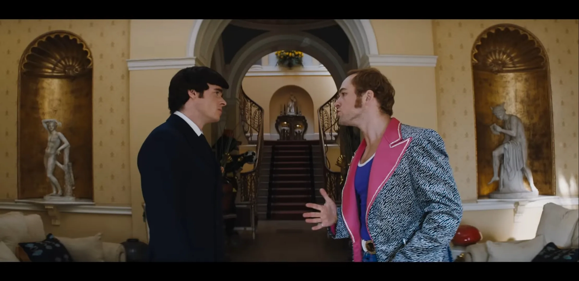 Richard Madden and Taron Egerton in Rocketman (2019)