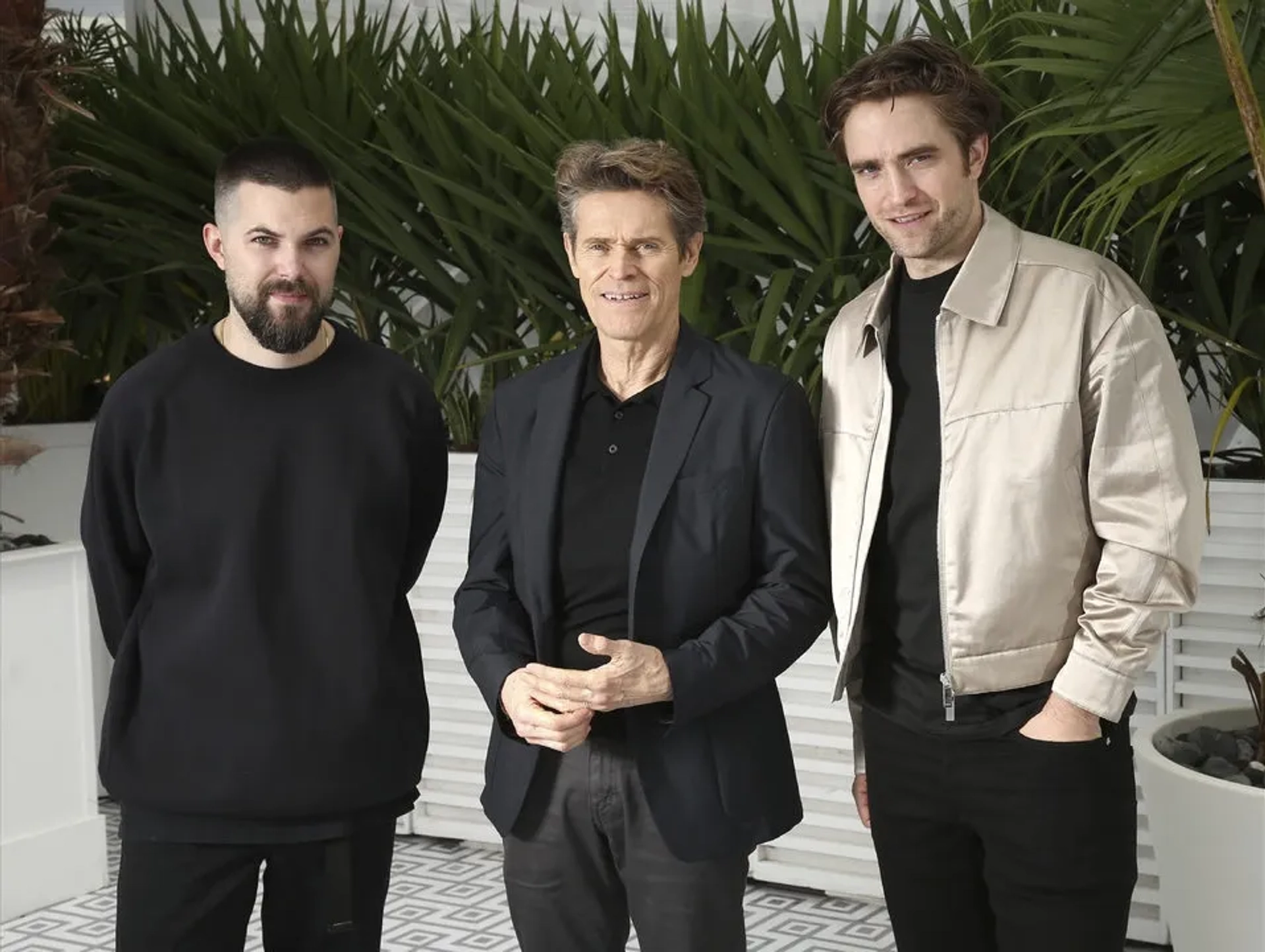 Willem Dafoe, Robert Pattinson, and Robert Eggers at an event for The Lighthouse (2019)