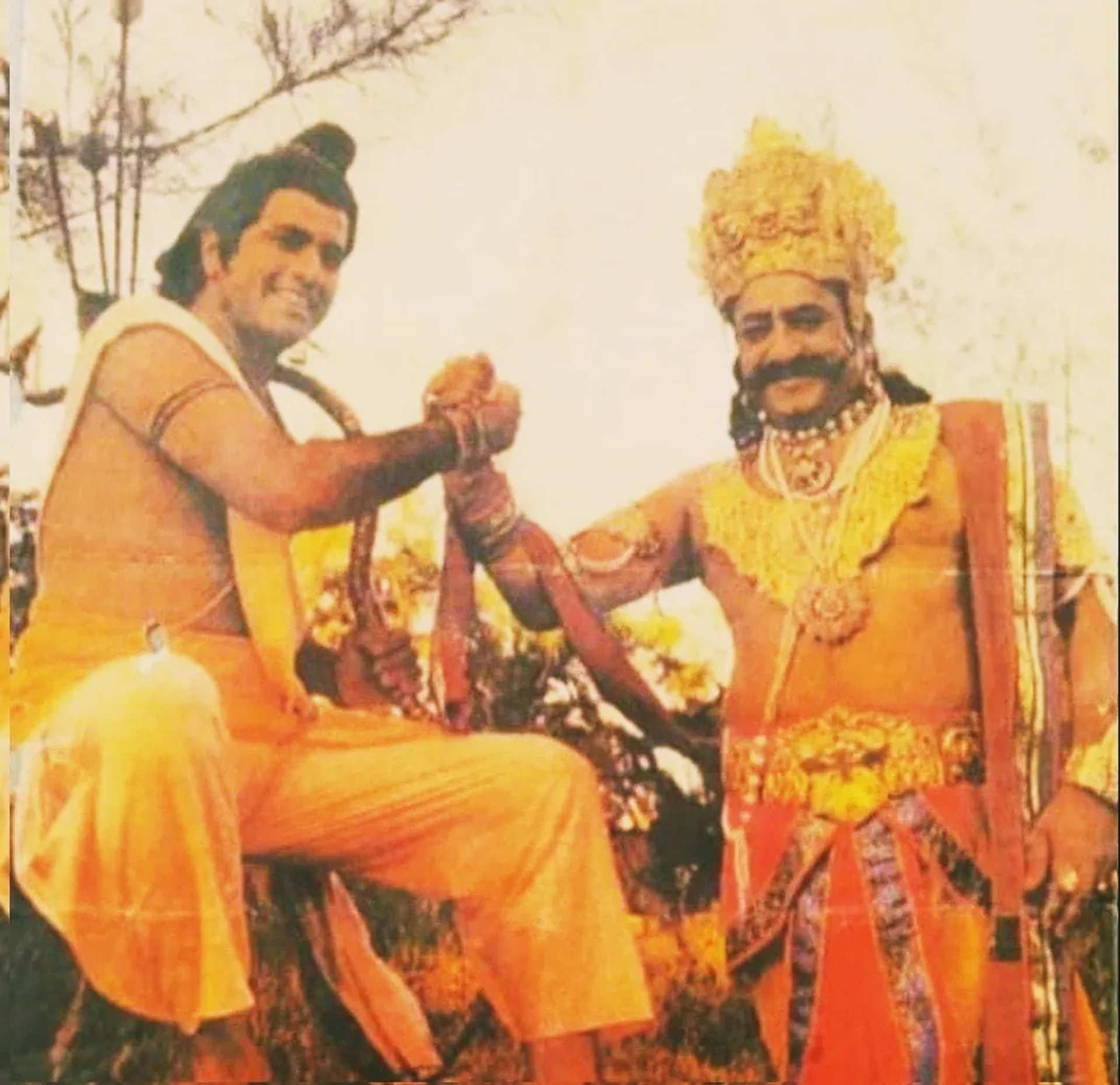 Arvind Trivedi and Arun Govil in Ramayan (1987)