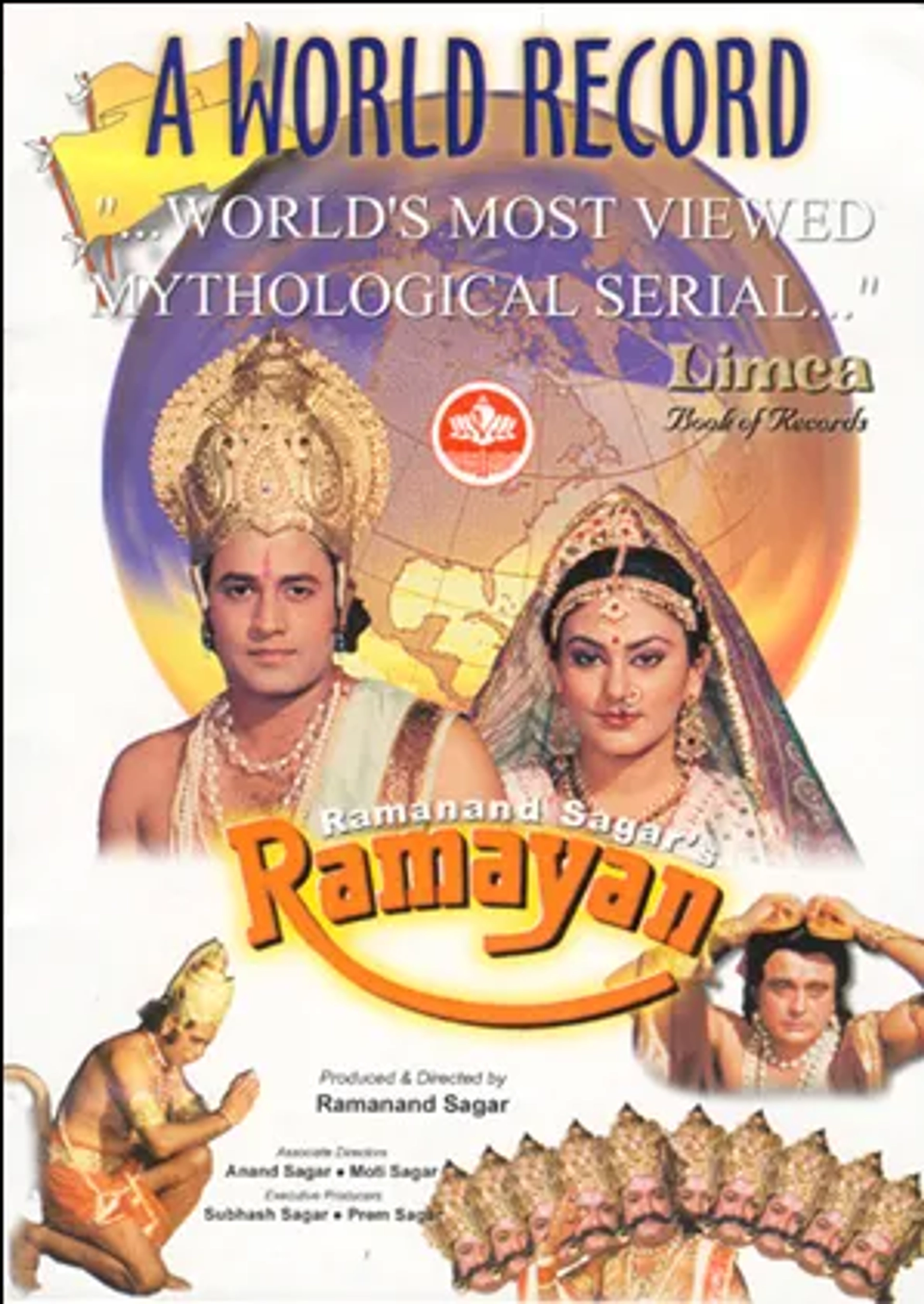 Deepika Chikhalia, Dara Singh Randhawa, Arvind Trivedi, Sanjay Jog, and Arun Govil in Ramayan (1987)