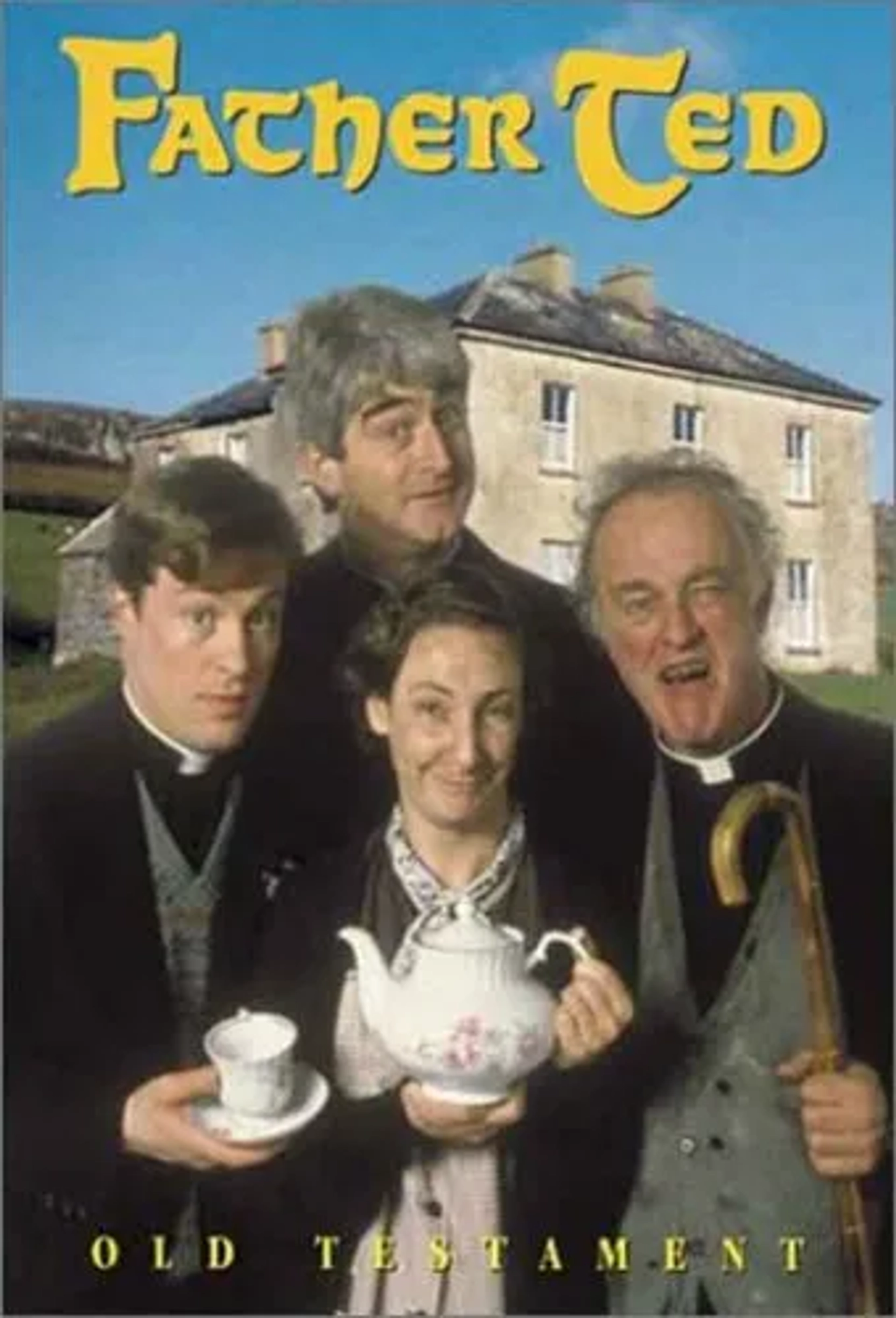 Frank Kelly, Pauline McLynn, Dermot Morgan, and Ardal O'Hanlon in Father Ted (1995)