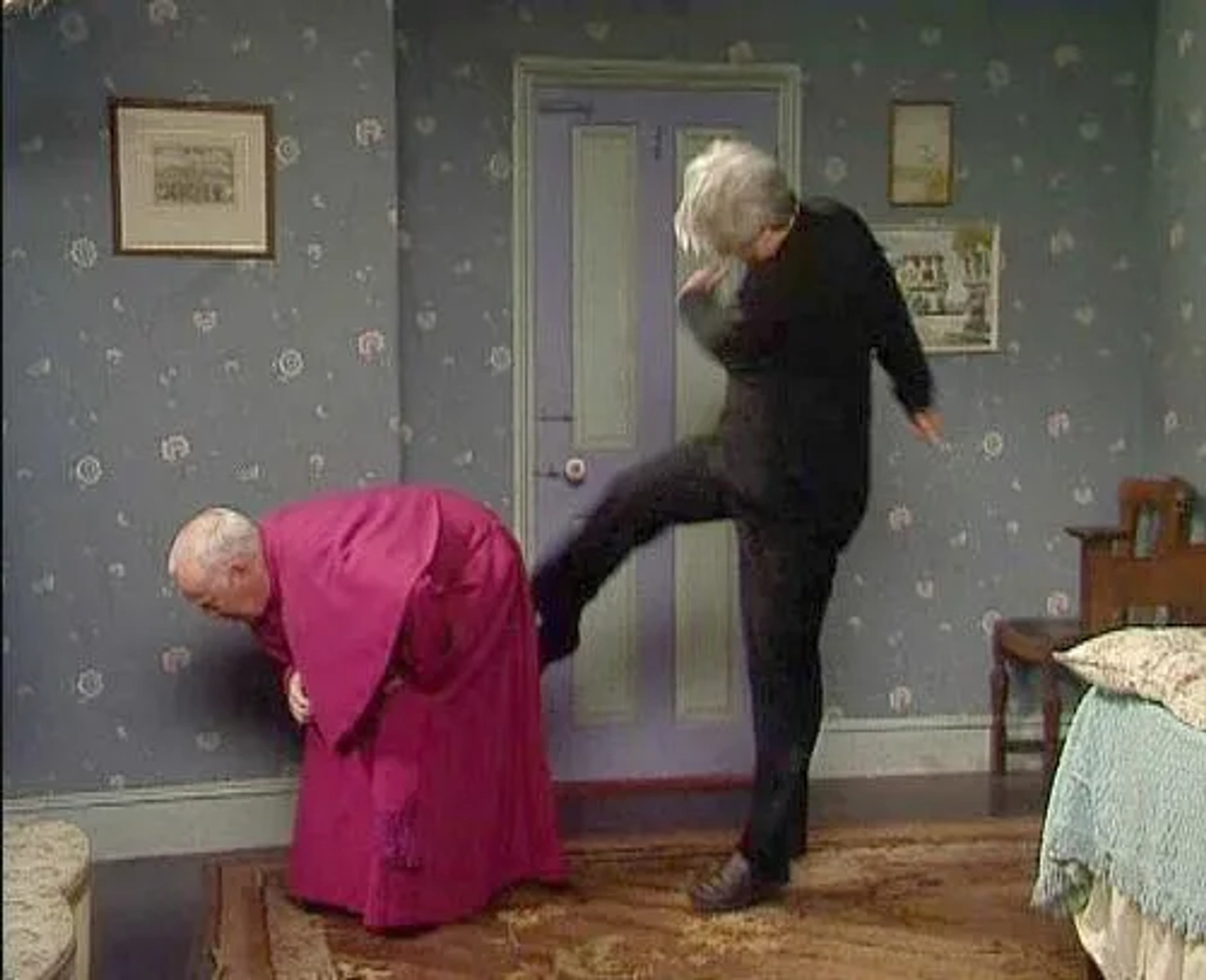 Dermot Morgan and Jim Norton in Father Ted (1995)