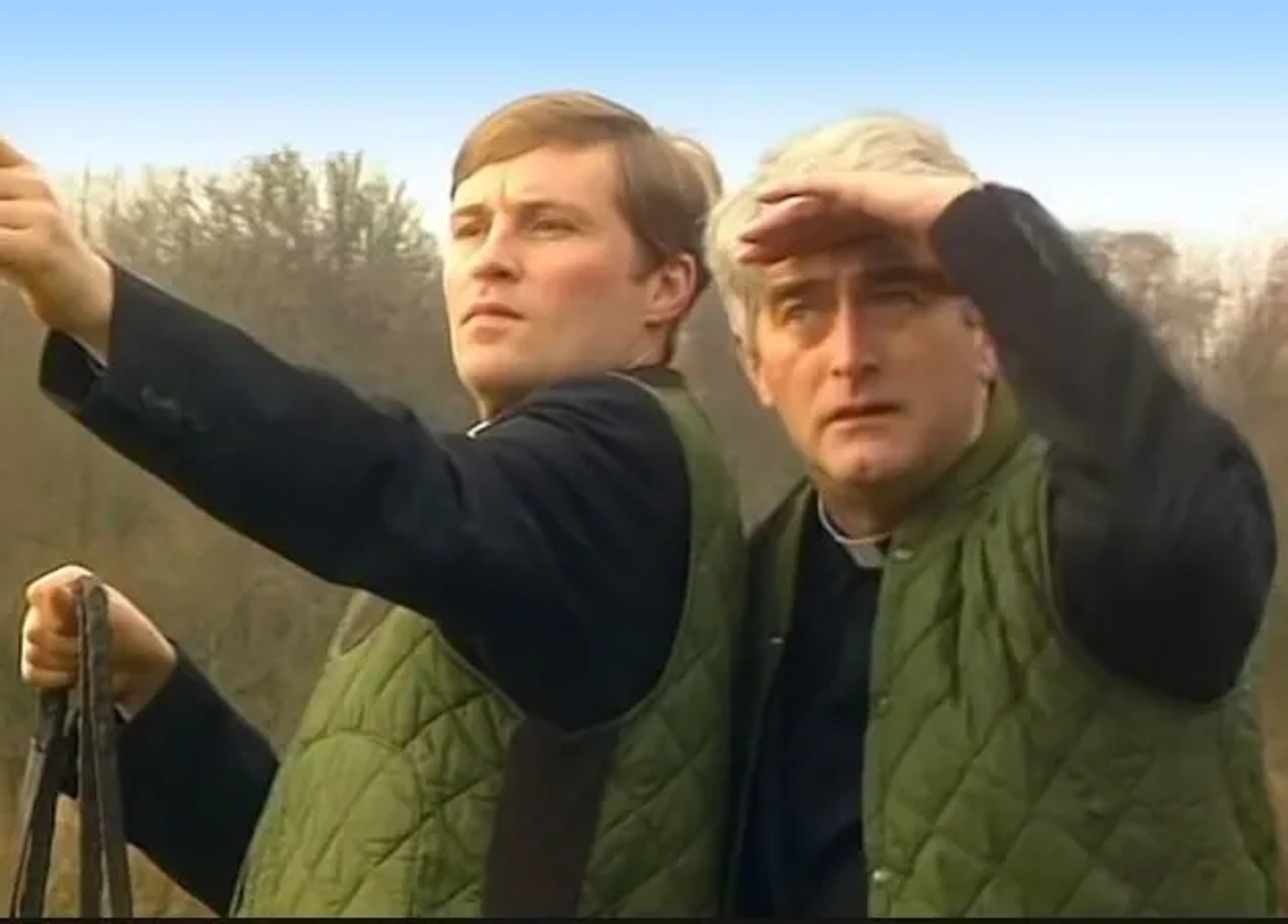 Dermot Morgan and Ardal O'Hanlon in Father Ted (1995)