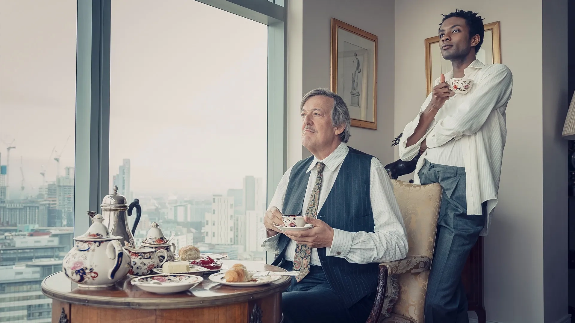 Stephen Fry and Omari Douglas in It's a Sin: Episode #1.3 (2021)