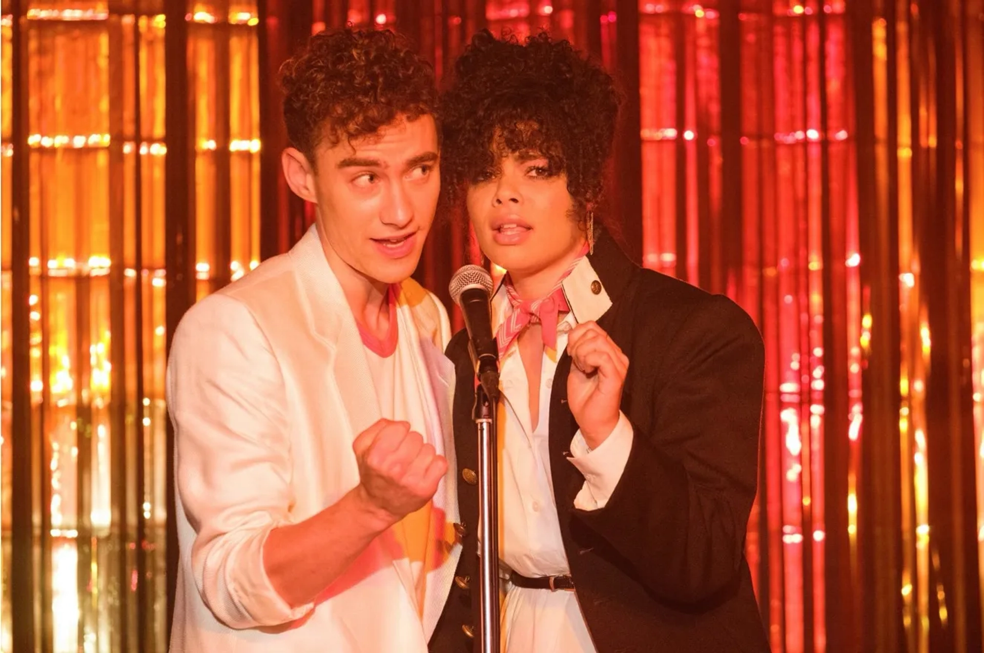 Olly Alexander and Lydia West in It's a Sin (2021)