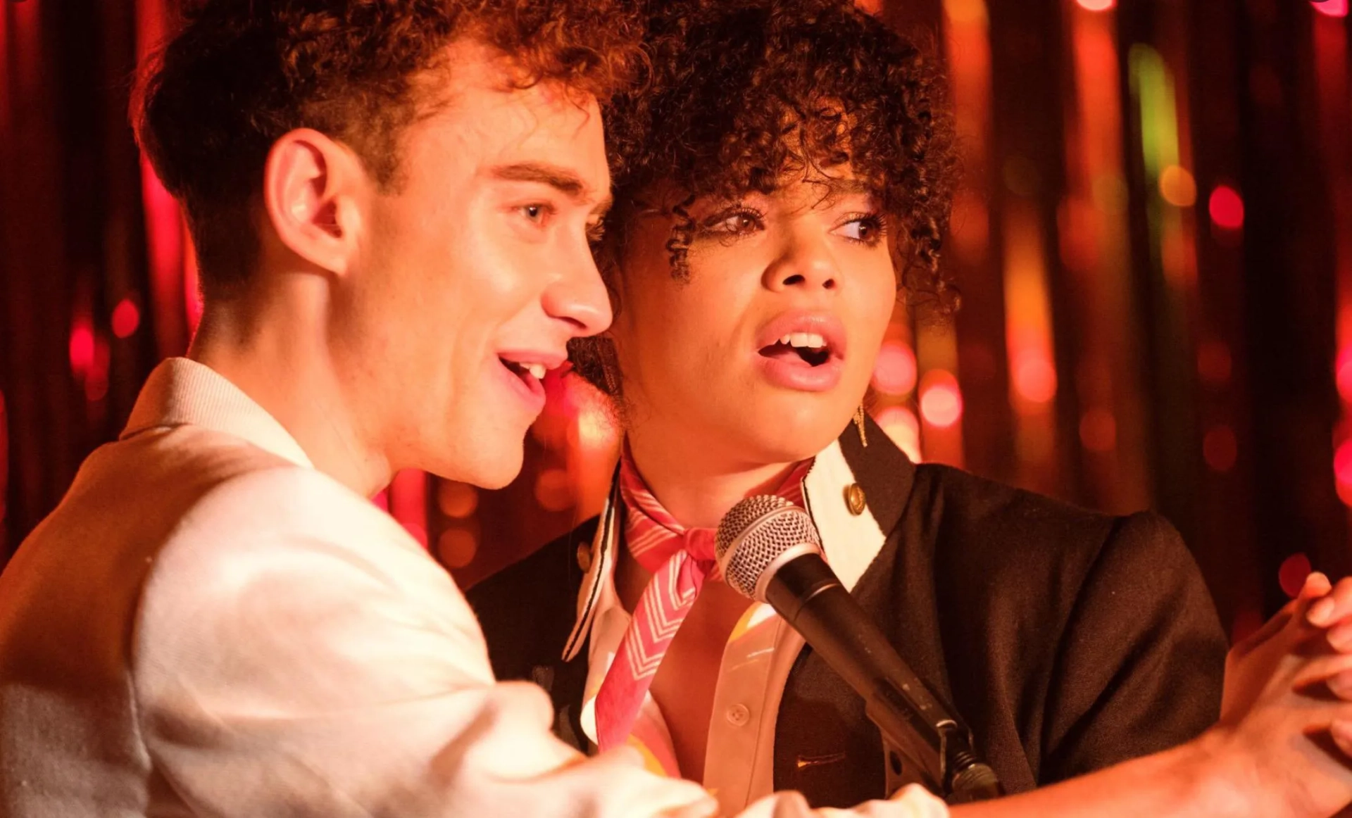 Olly Alexander and Lydia West in It's a Sin (2021)