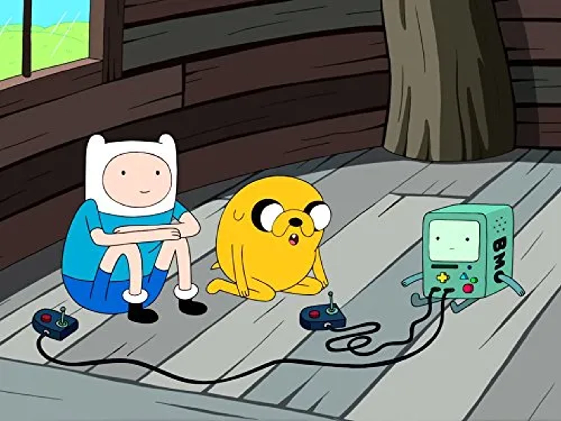 John DiMaggio, Niki Yang, and Jeremy Shada in Adventure Time (2010)