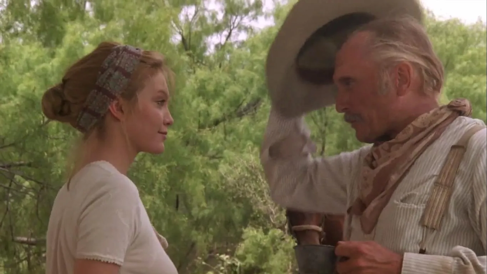 Diane Lane and Robert Duvall in Lonesome Dove (1989)