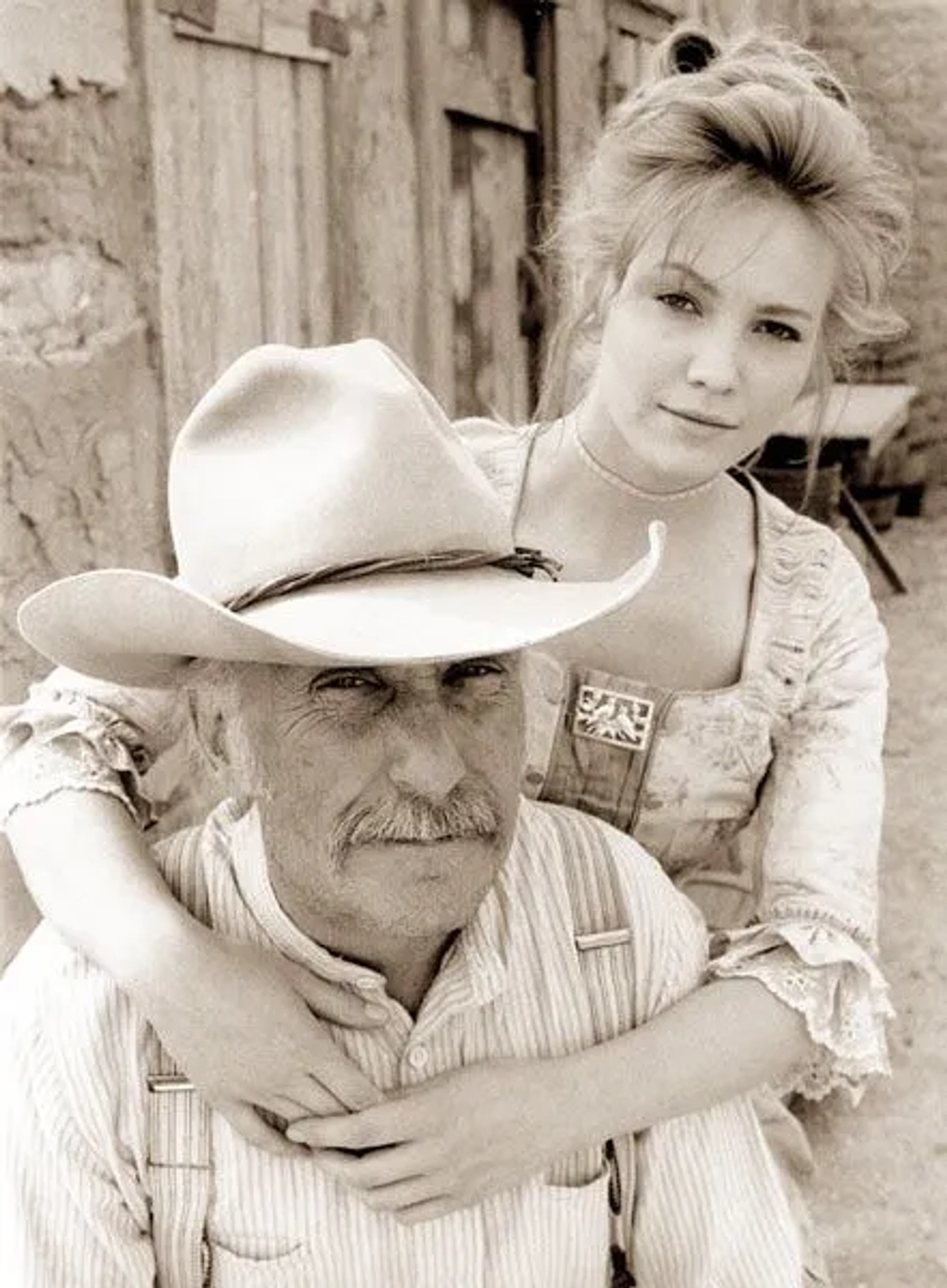 Diane Lane and Robert Duvall in Lonesome Dove (1989)