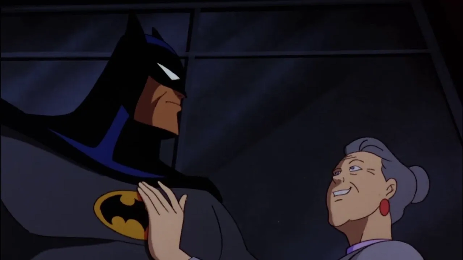 Kevin Conroy and Diana Muldaur in Batman: The Animated Series (1992)