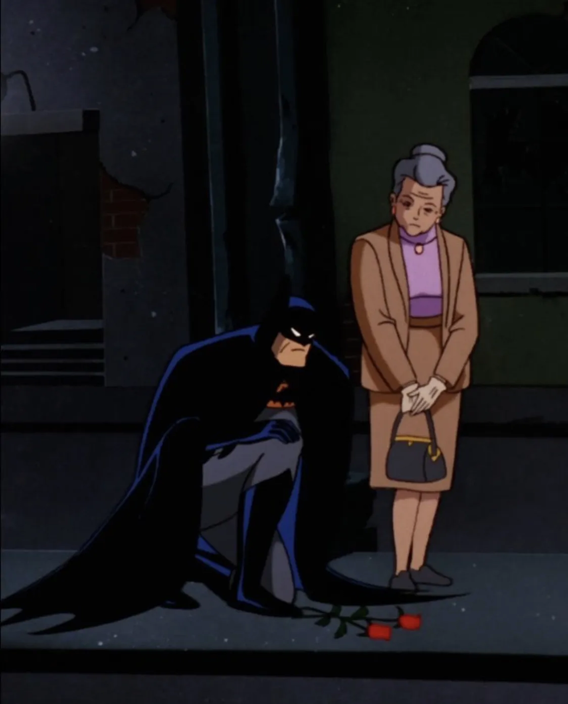 Kevin Conroy and Diana Muldaur in Batman: The Animated Series (1992)