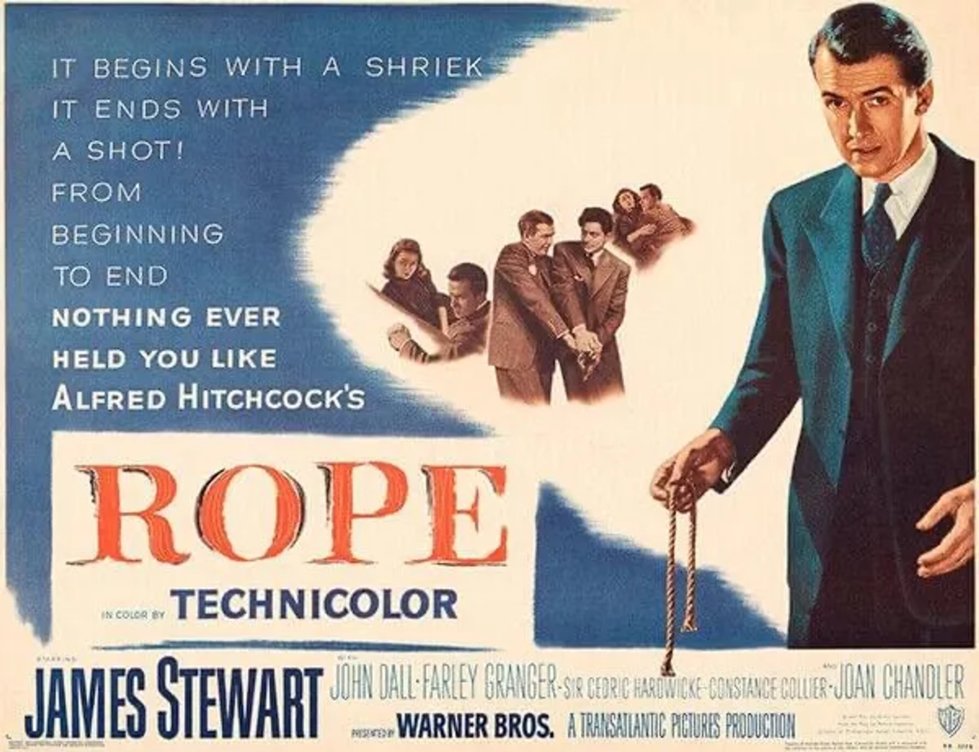 James Stewart in Rope (1948)