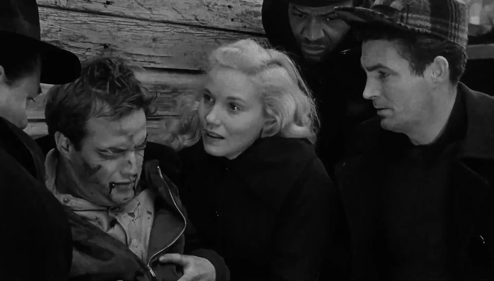 Marlon Brando, Karl Malden, and Eva Marie Saint in On the Waterfront (1954)