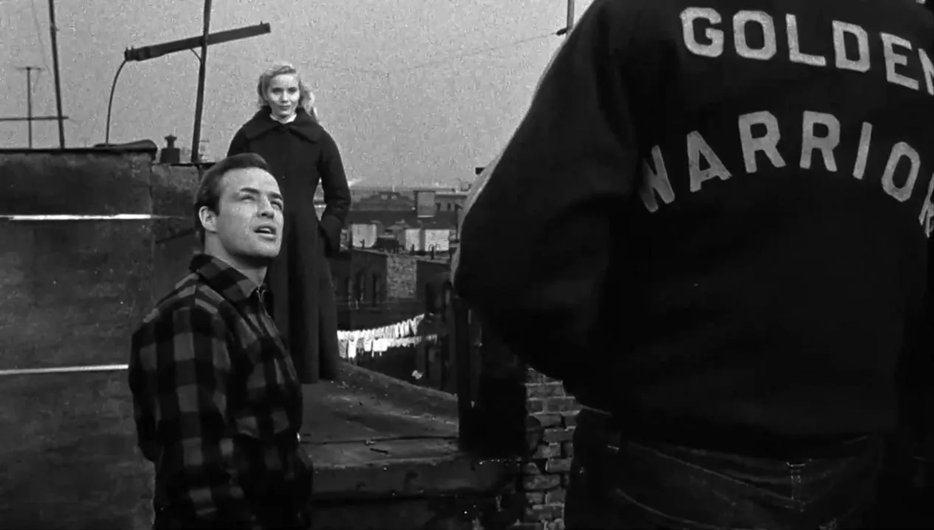 Marlon Brando and Eva Marie Saint in On the Waterfront (1954)