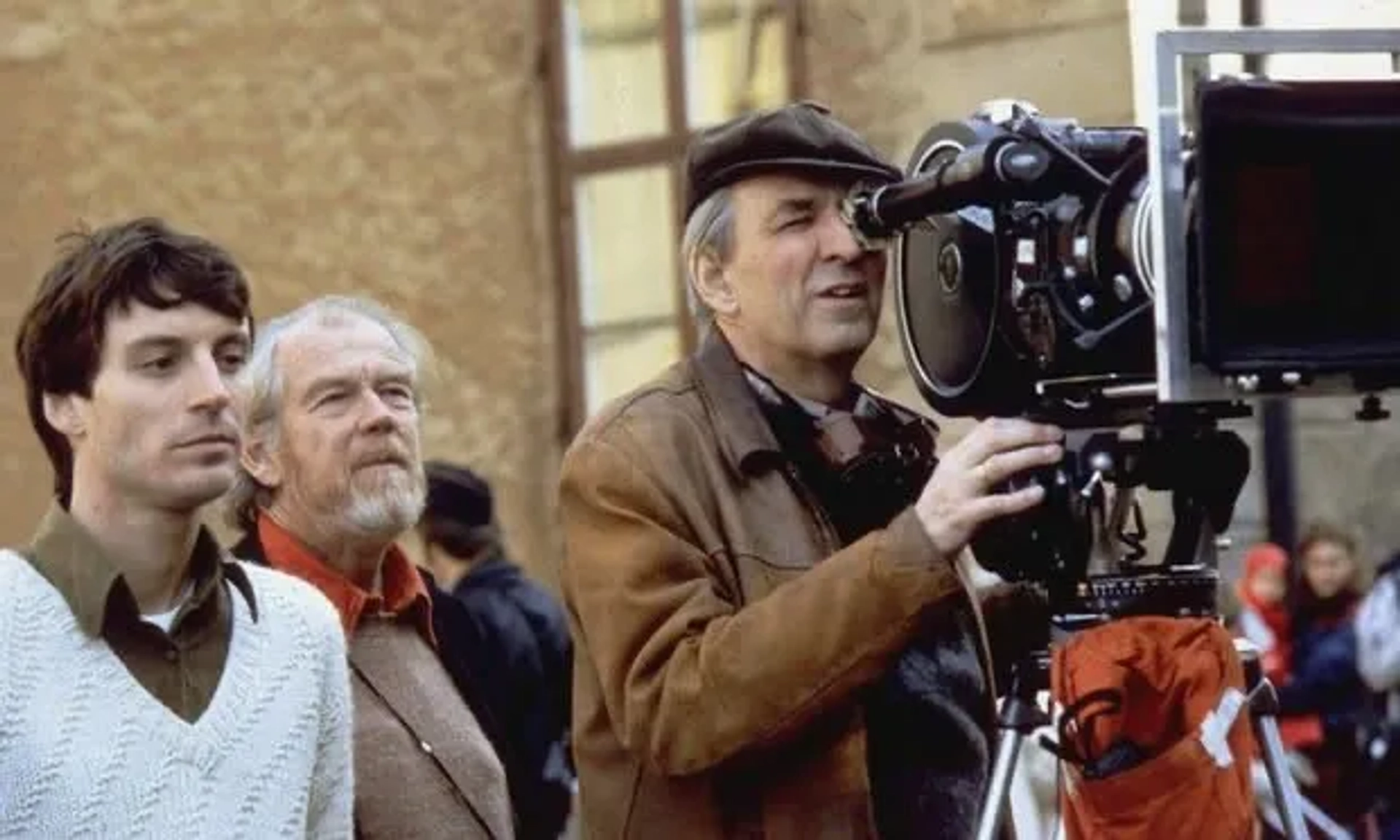 Ingmar Bergman, Sven Nykvist, and Peter Schildt in Fanny and Alexander (1982)