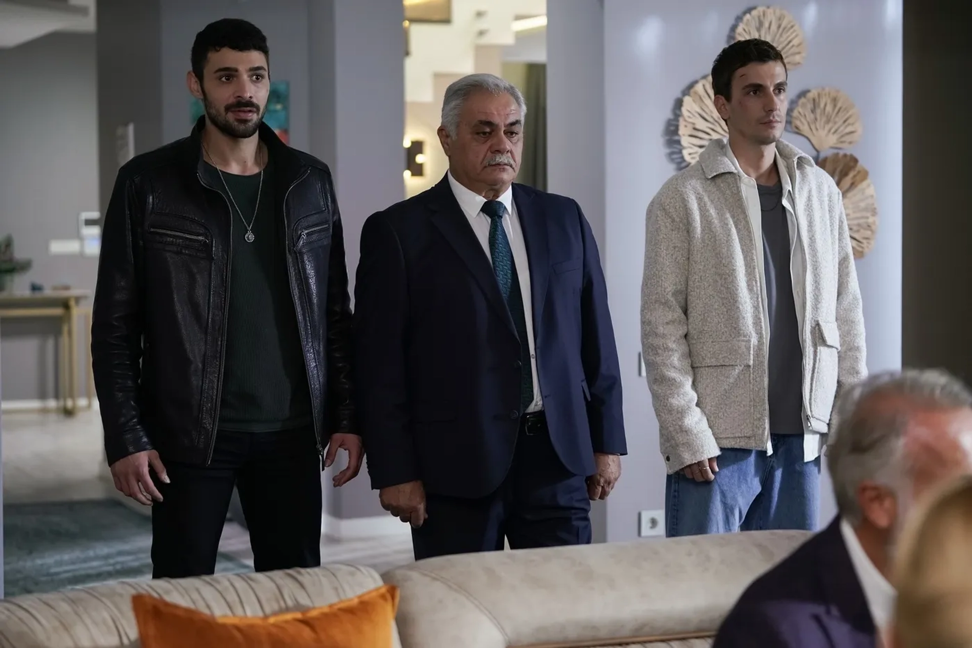 Halit Özgür Sari, Osman Alkas, and Bertan Asllani in Wild Heart (2023)