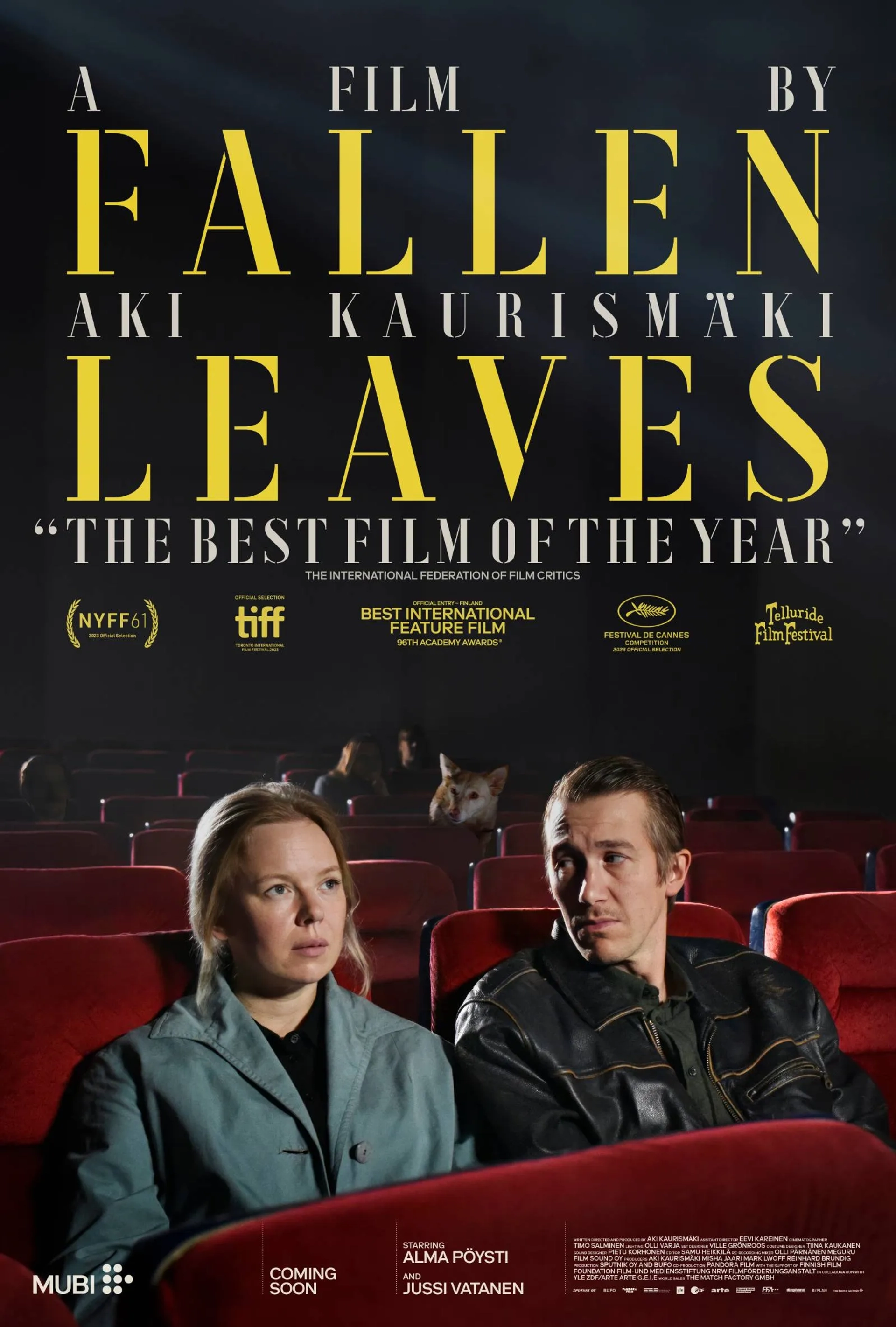 Alma Pöysti and Jussi Vatanen in Fallen Leaves (2023)