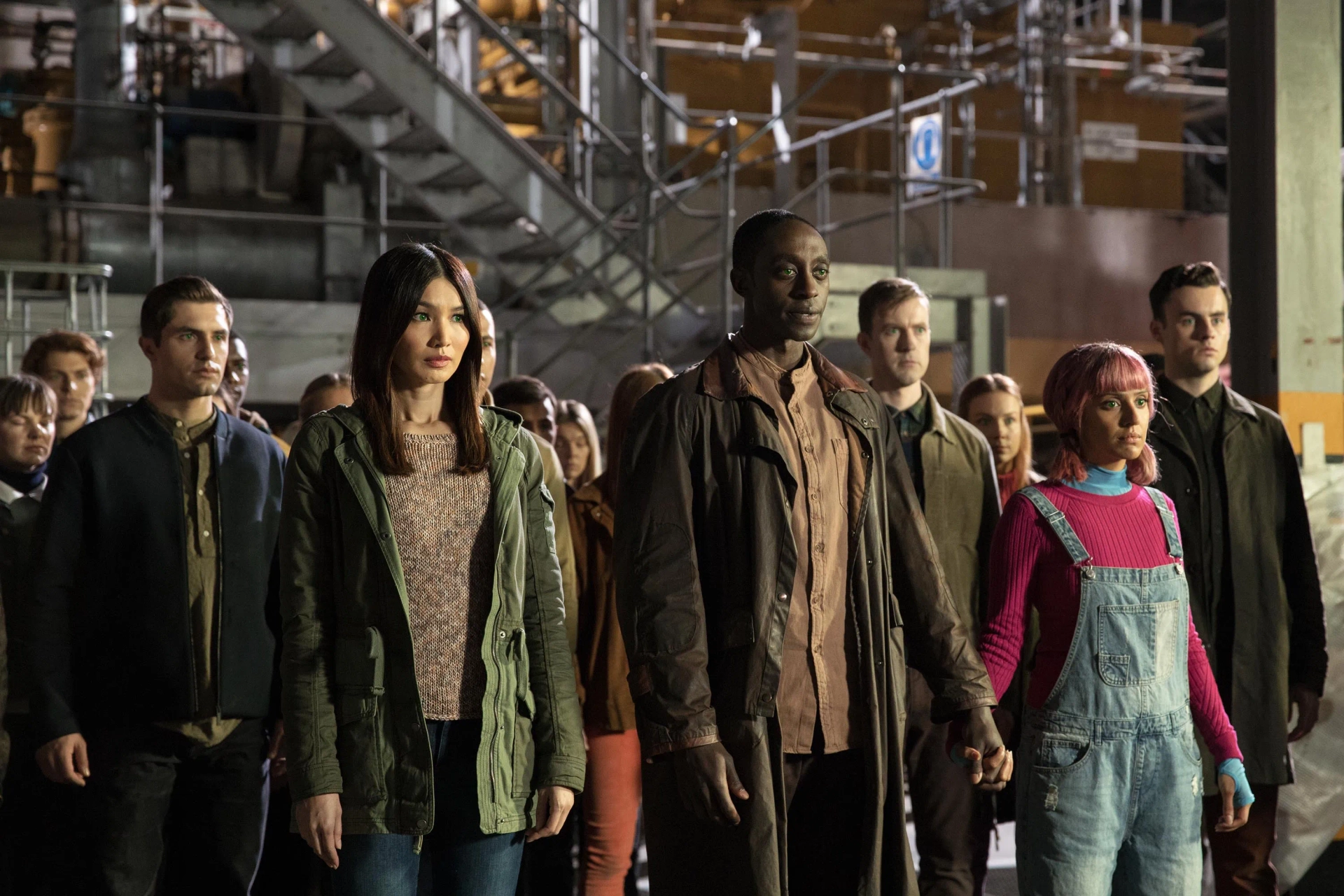 Gemma Chan, Ivanno Jeremiah, and Ritu Arya in Humans (2015)