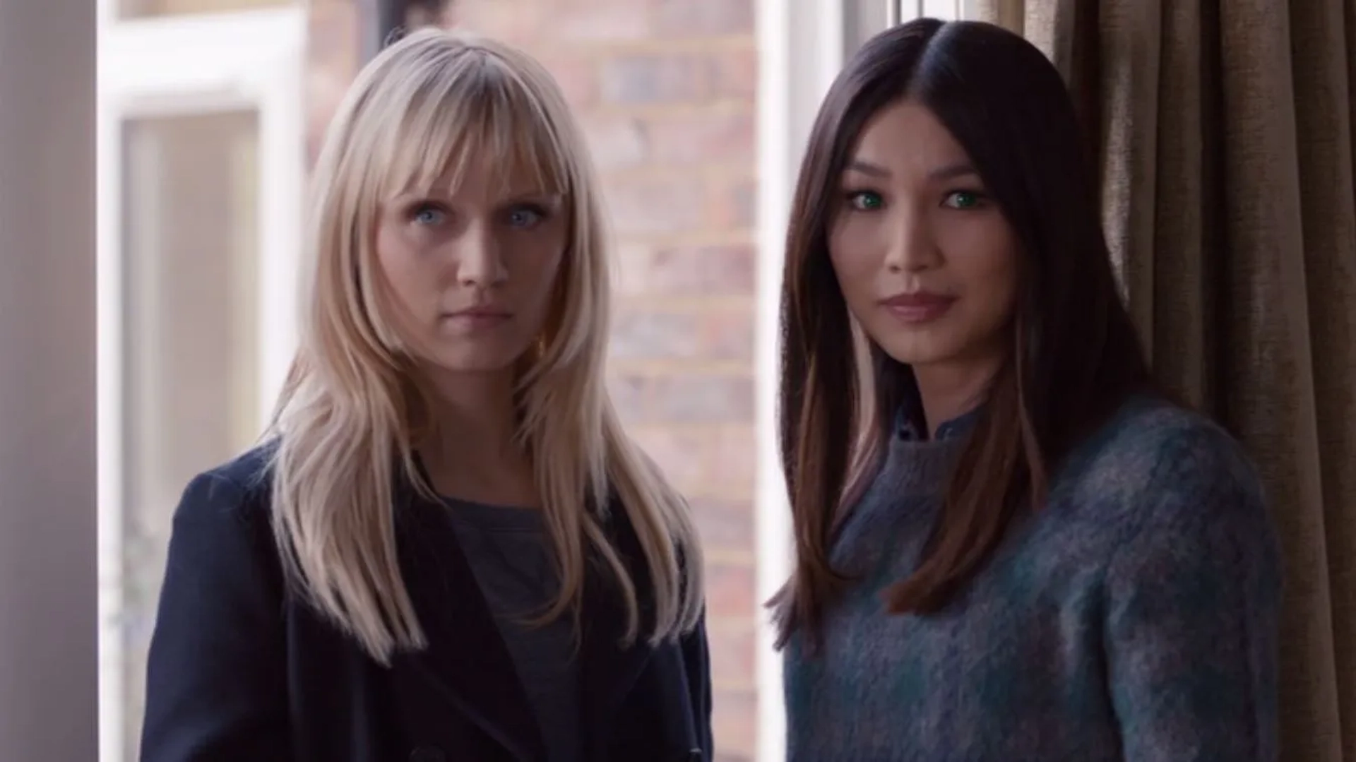 Gemma Chan and Emily Berrington in Humans (2015)