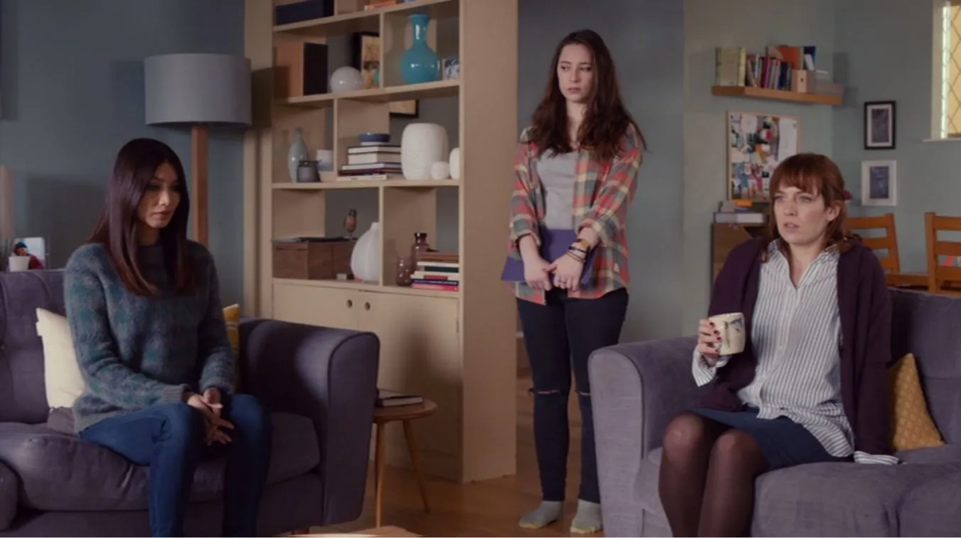 Katherine Parkinson, Gemma Chan, and Lucy Carless in Humans (2015)