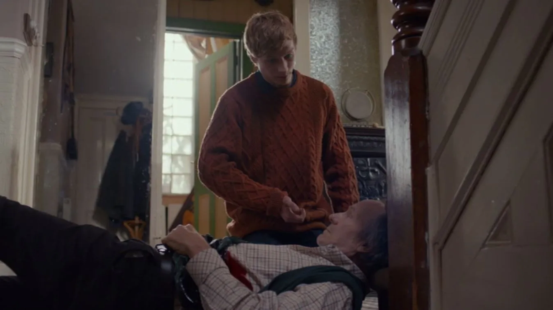 William Hurt and Will Tudor in Humans (2015)