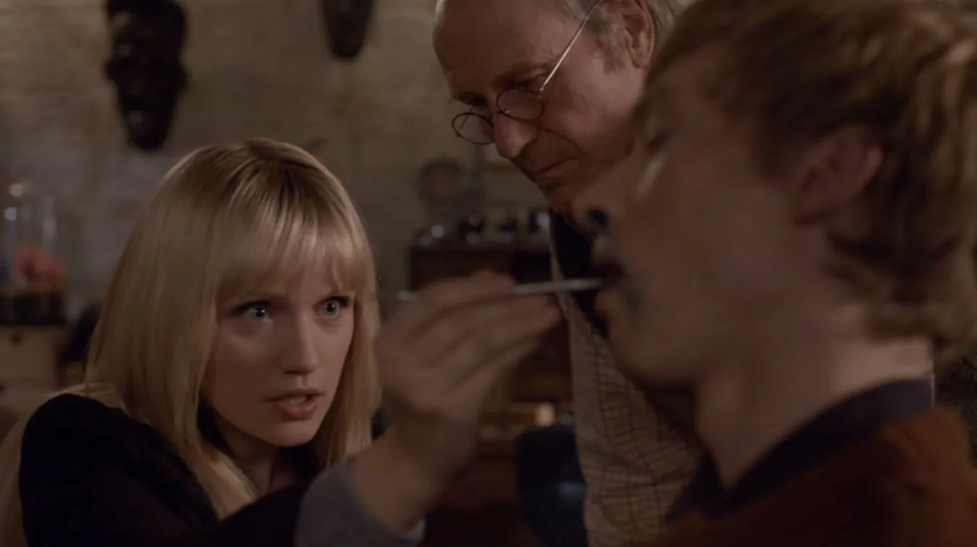 William Hurt, Will Tudor, and Emily Berrington in Humans (2015)