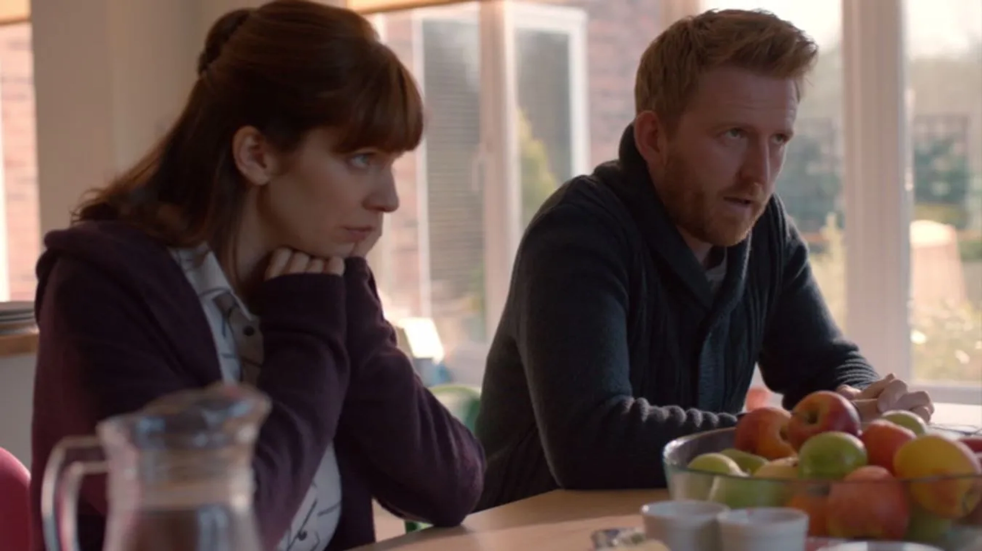 Tom Goodman-Hill and Katherine Parkinson in Humans (2015)