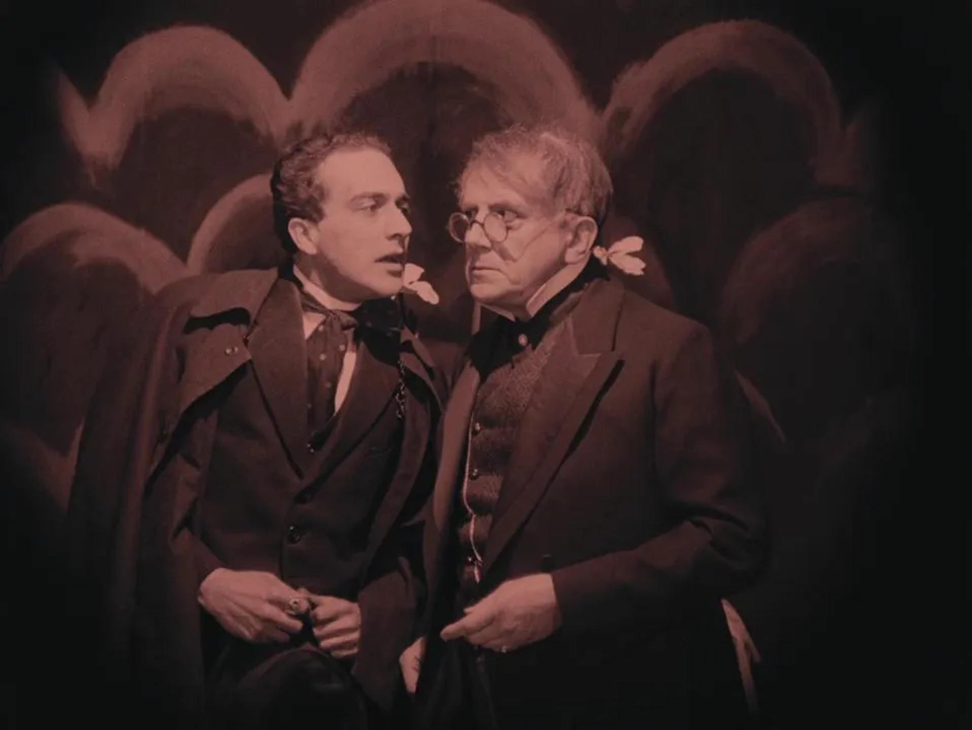 Friedrich Feher and Rudolf Lettinger in The Cabinet of Dr. Caligari (1920)