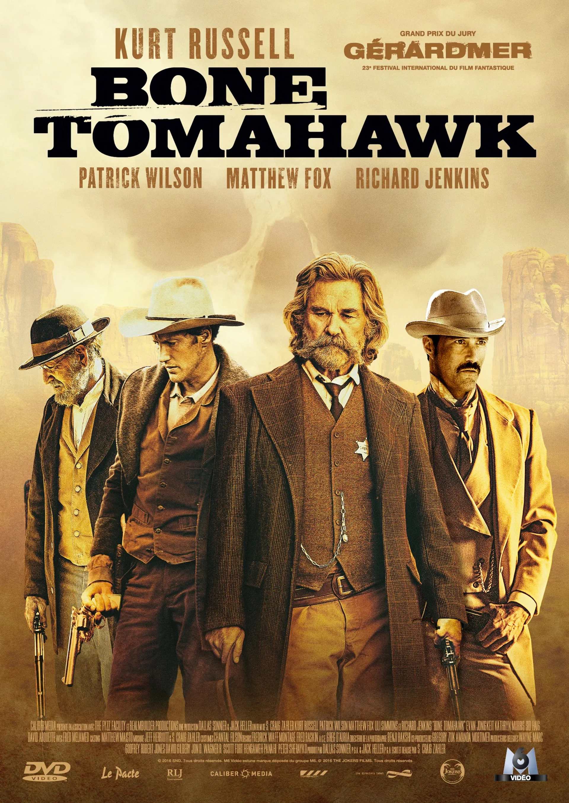 Kurt Russell, Matthew Fox, Richard Jenkins, and Patrick Wilson in Bone Tomahawk (2015)