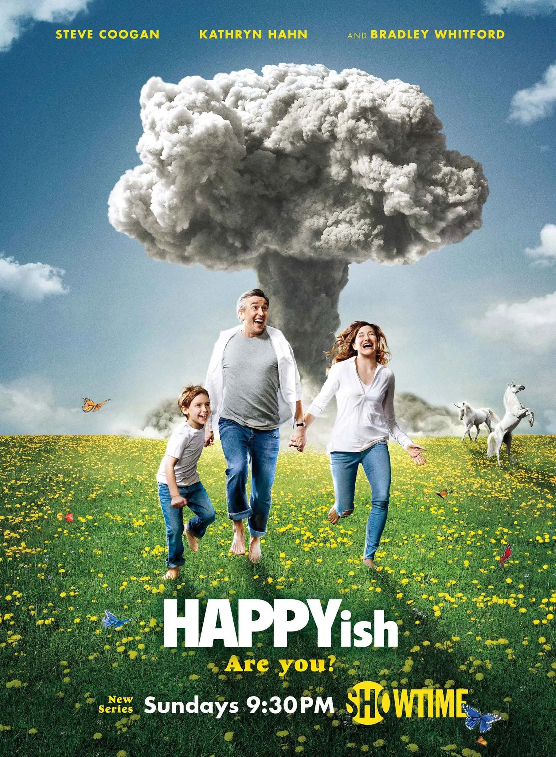 Steve Coogan, Kathryn Hahn, and Sawyer Shipman in Happyish (2015)