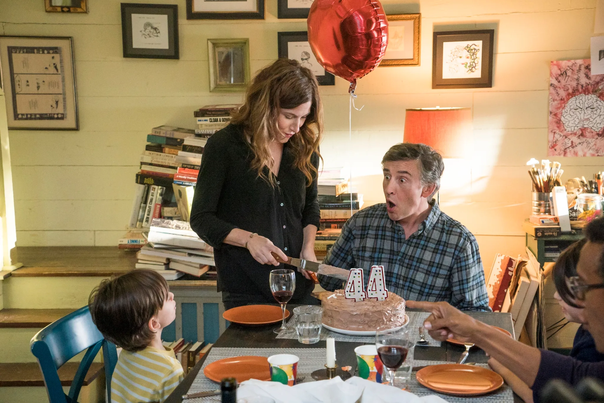 Steve Coogan, Kathryn Hahn, and Sawyer Shipman in Happyish (2015)