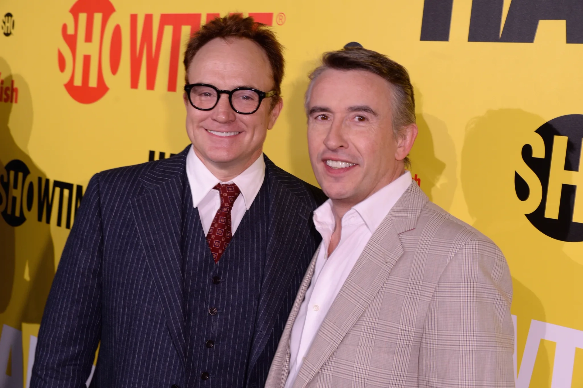 Steve Coogan and Bradley Whitford at an event for Happyish (2015)