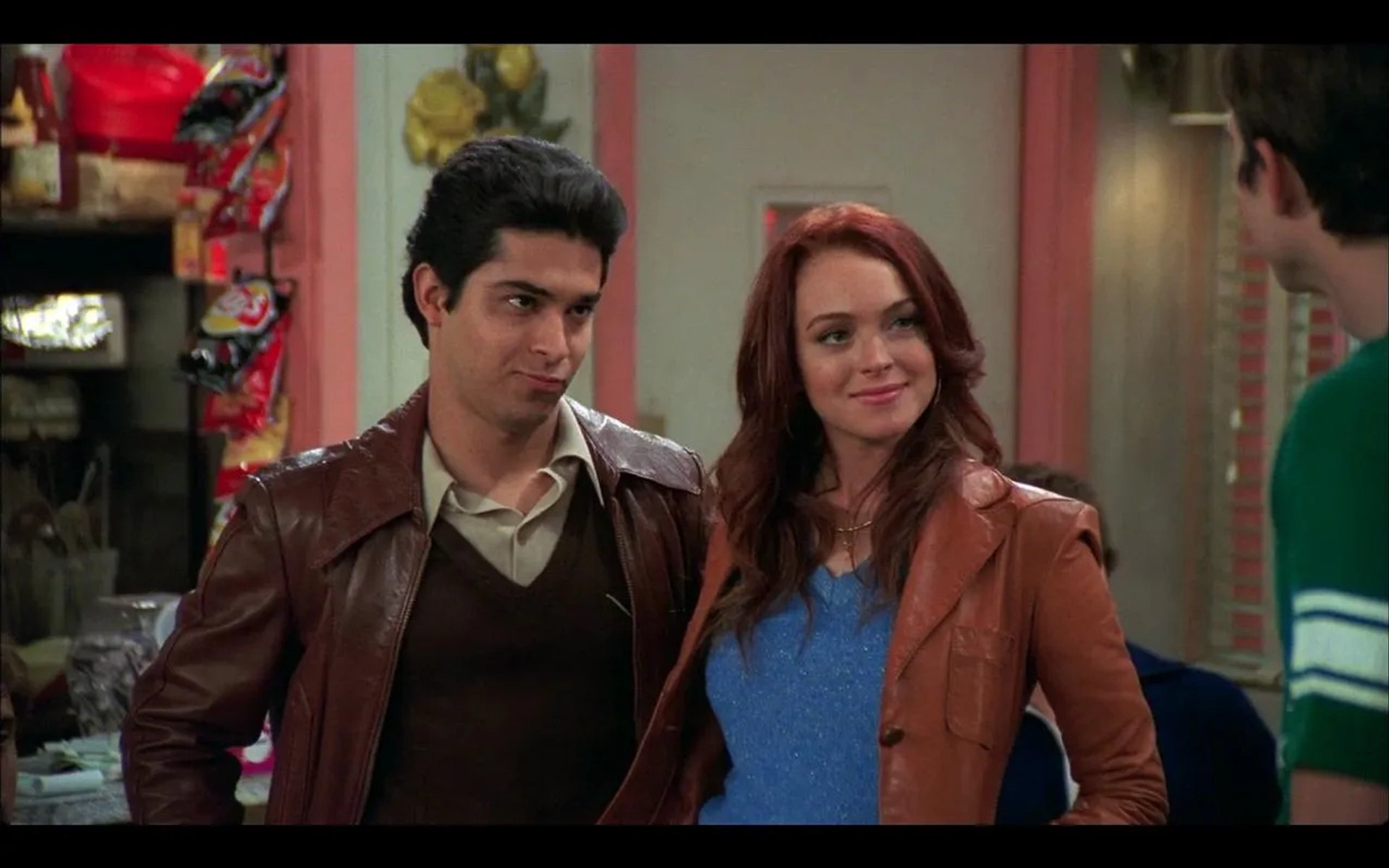 Wilmer Valderrama and Lindsay Lohan in That '70s Show (1998)