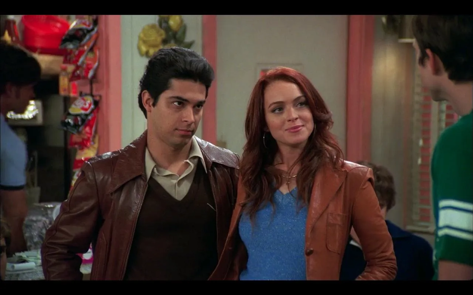 Wilmer Valderrama and Lindsay Lohan in That '70s Show (1998)