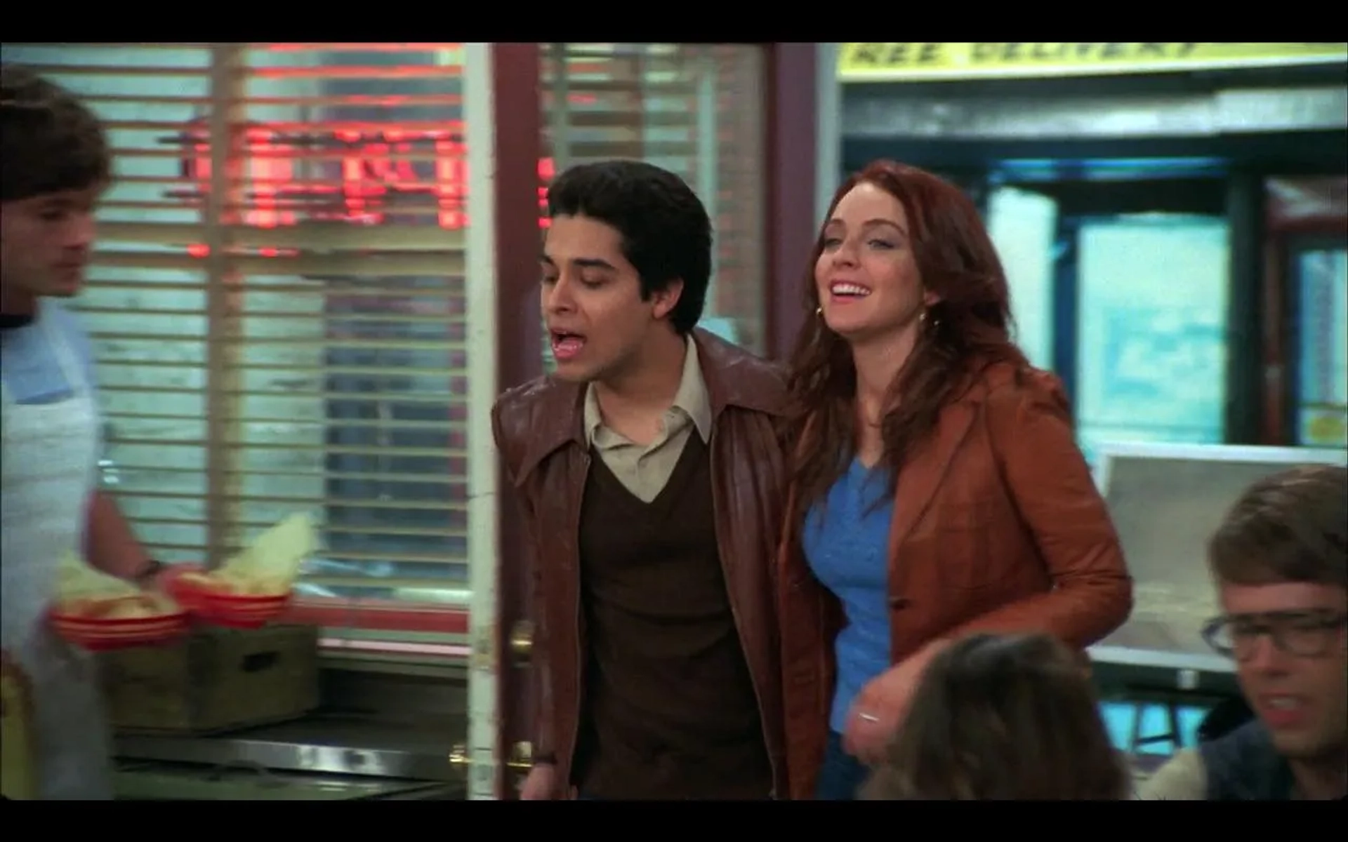 Wilmer Valderrama and Lindsay Lohan in That '70s Show (1998)