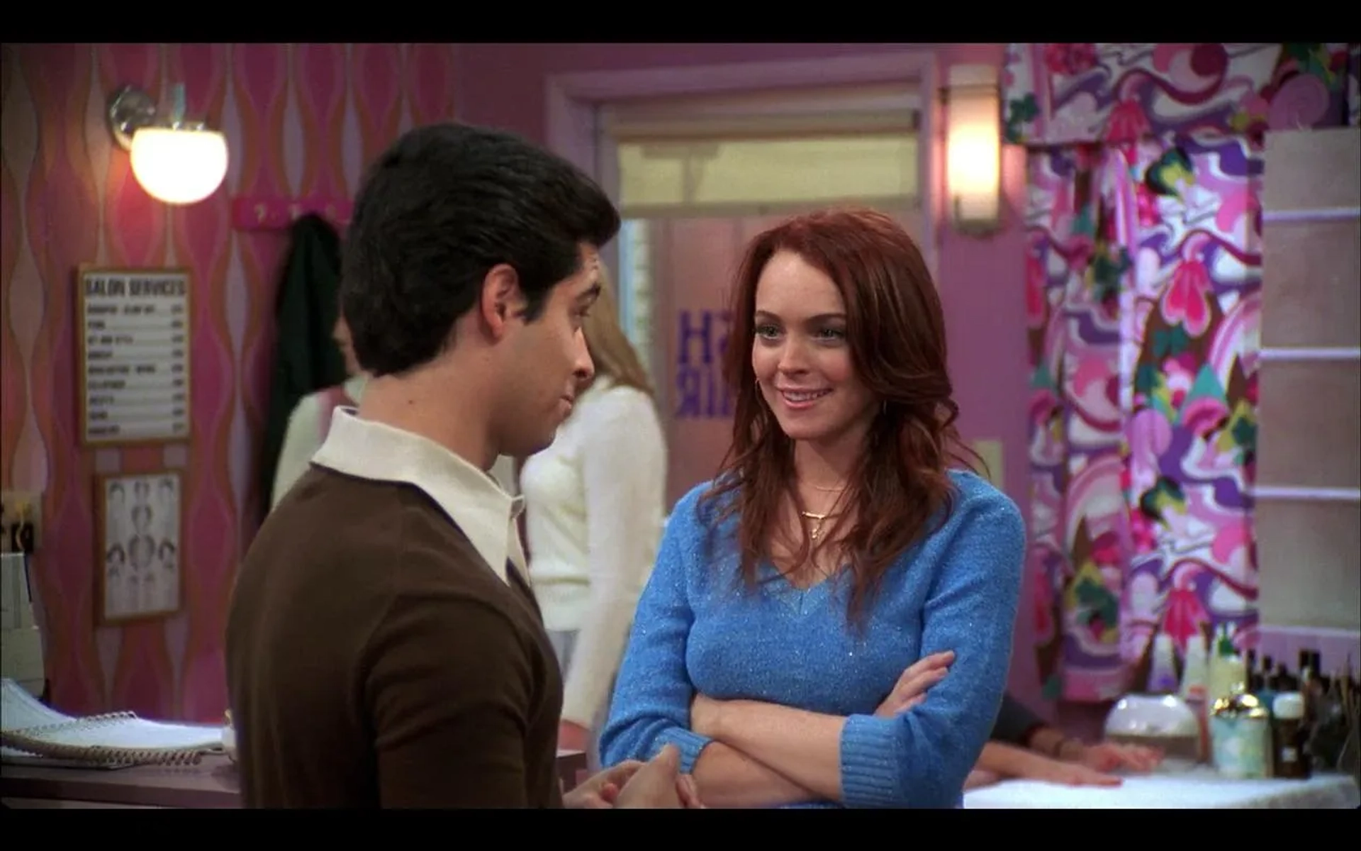 Wilmer Valderrama and Lindsay Lohan in That '70s Show (1998)