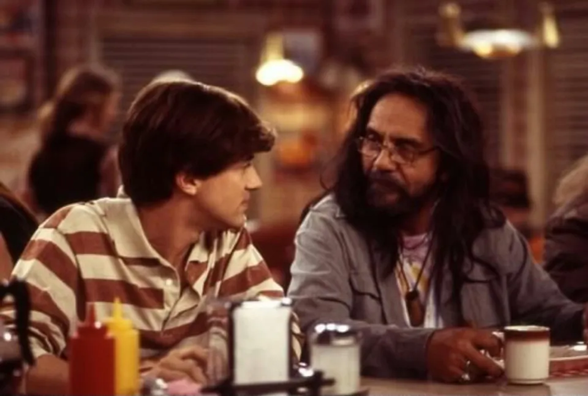 Tommy Chong and Topher Grace in That '70s Show (1998)