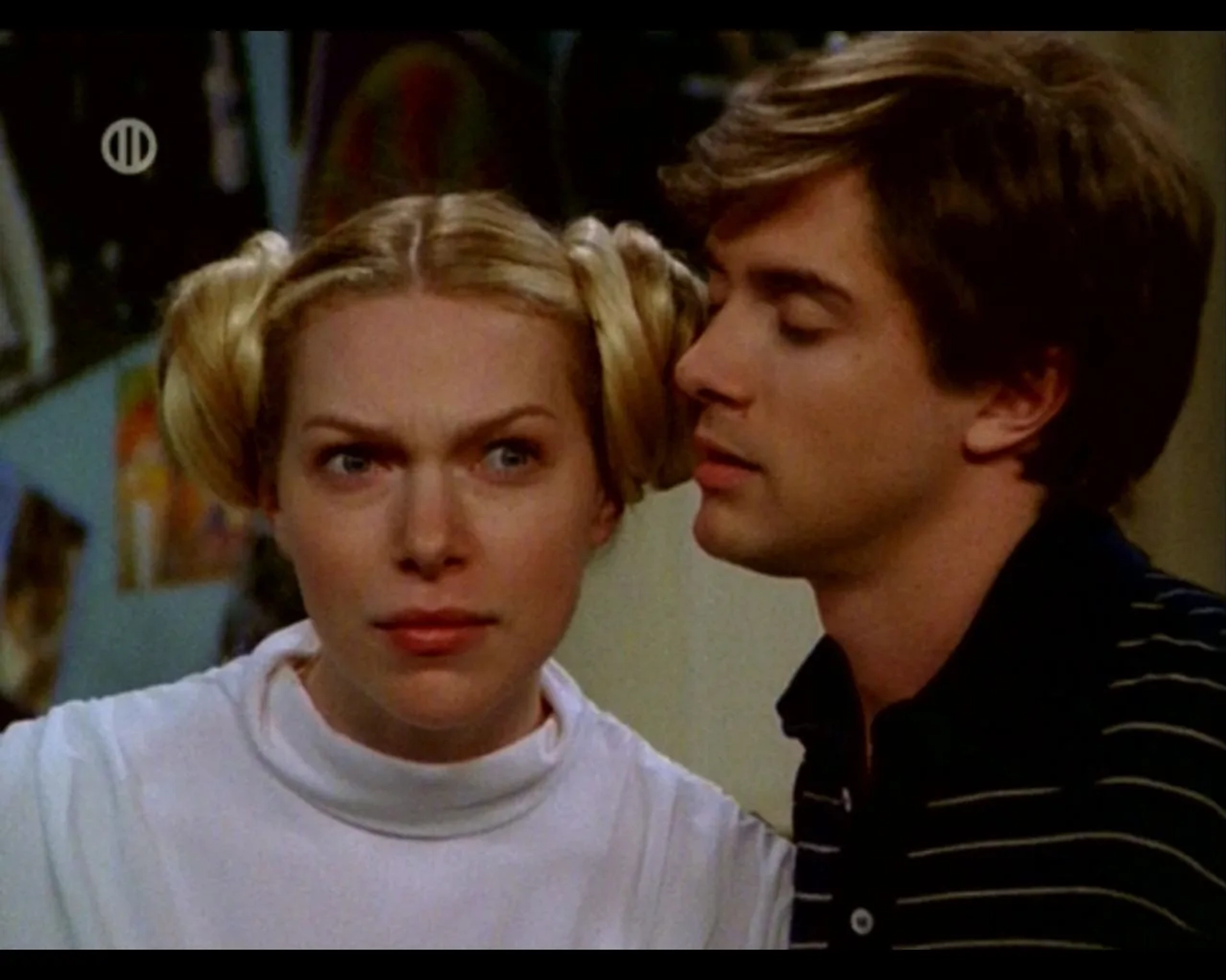 Topher Grace and Laura Prepon in That '70s Show (1998)