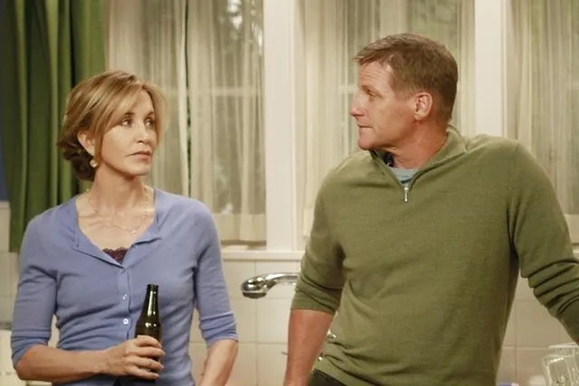 Felicity Huffman and Doug Savant in Desperate Housewives (2004)