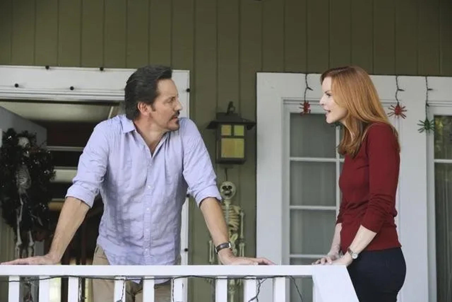 Marcia Cross and Charles Mesure in Desperate Housewives (2004)