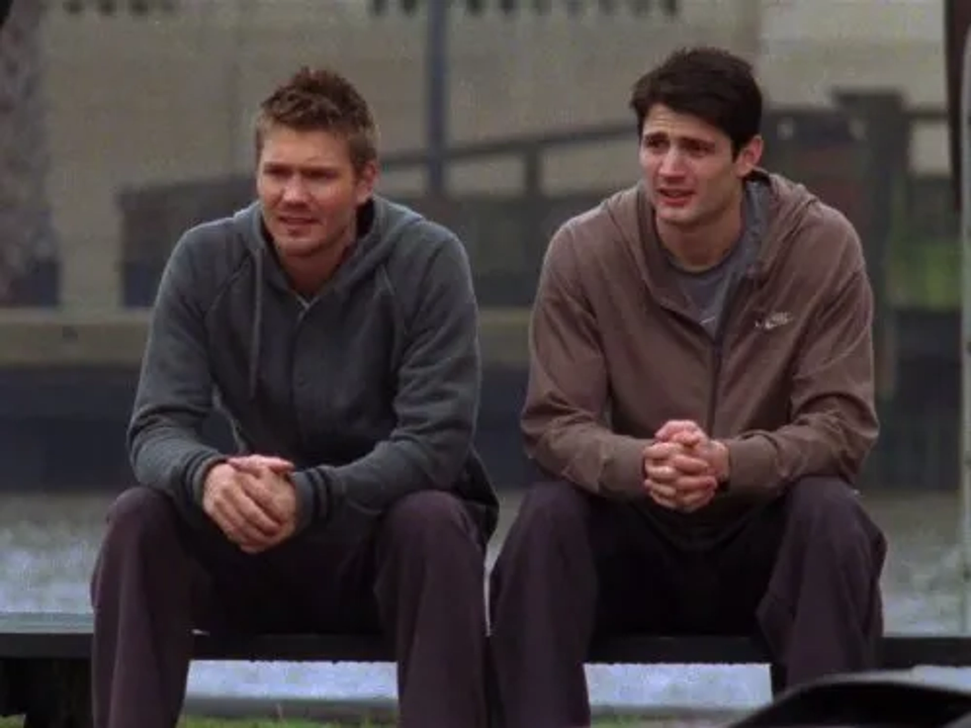 James Lafferty and Chad Michael Murray in One Tree Hill (2003)