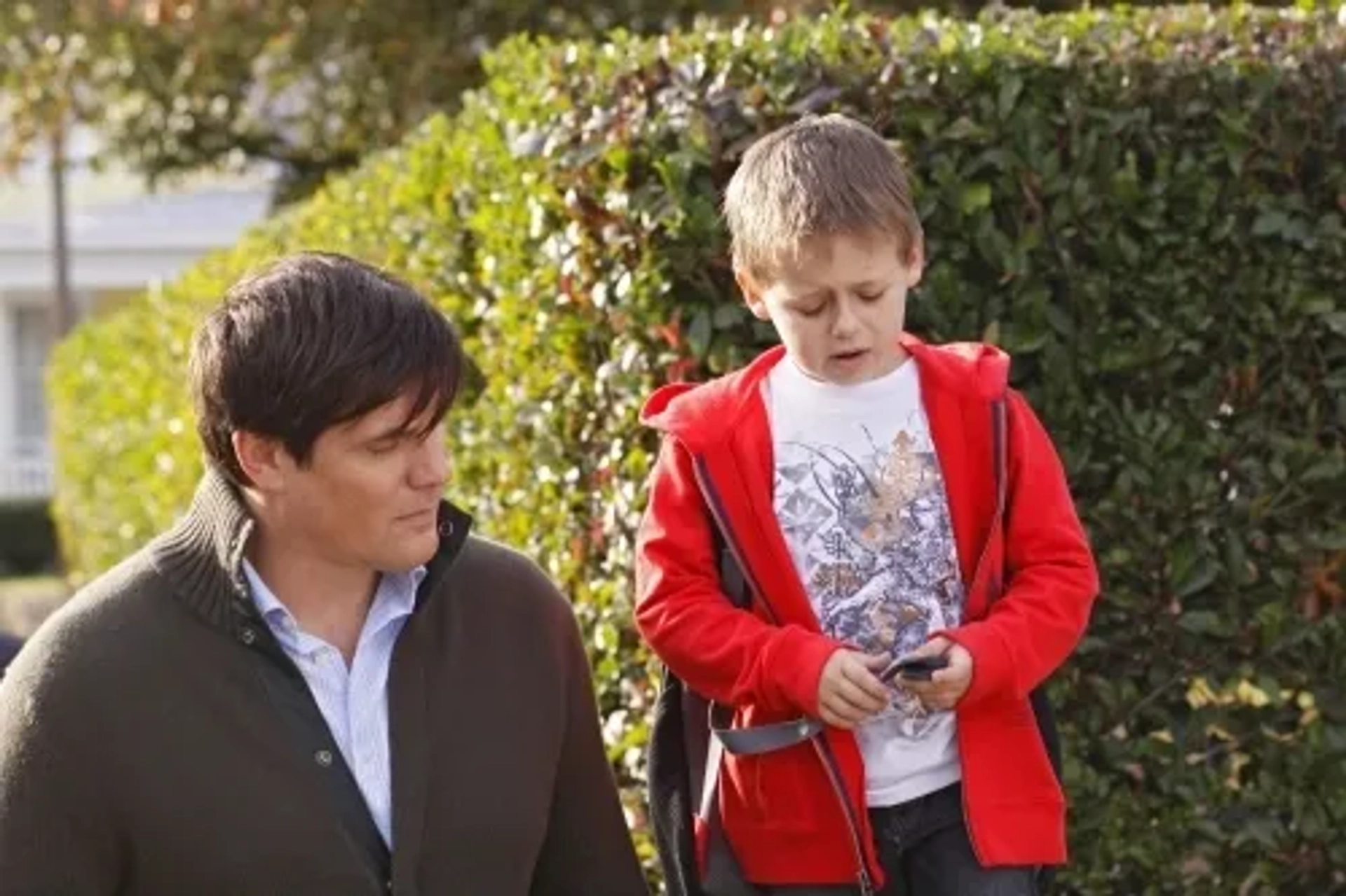 Paul Johansson and Jackson Brundage in One Tree Hill (2003)