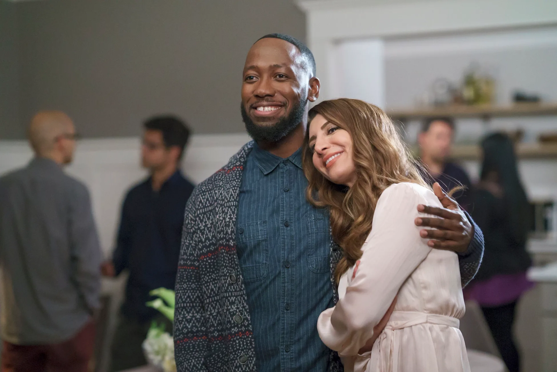 Nasim Pedrad and Lamorne Morris in New Girl (2011)