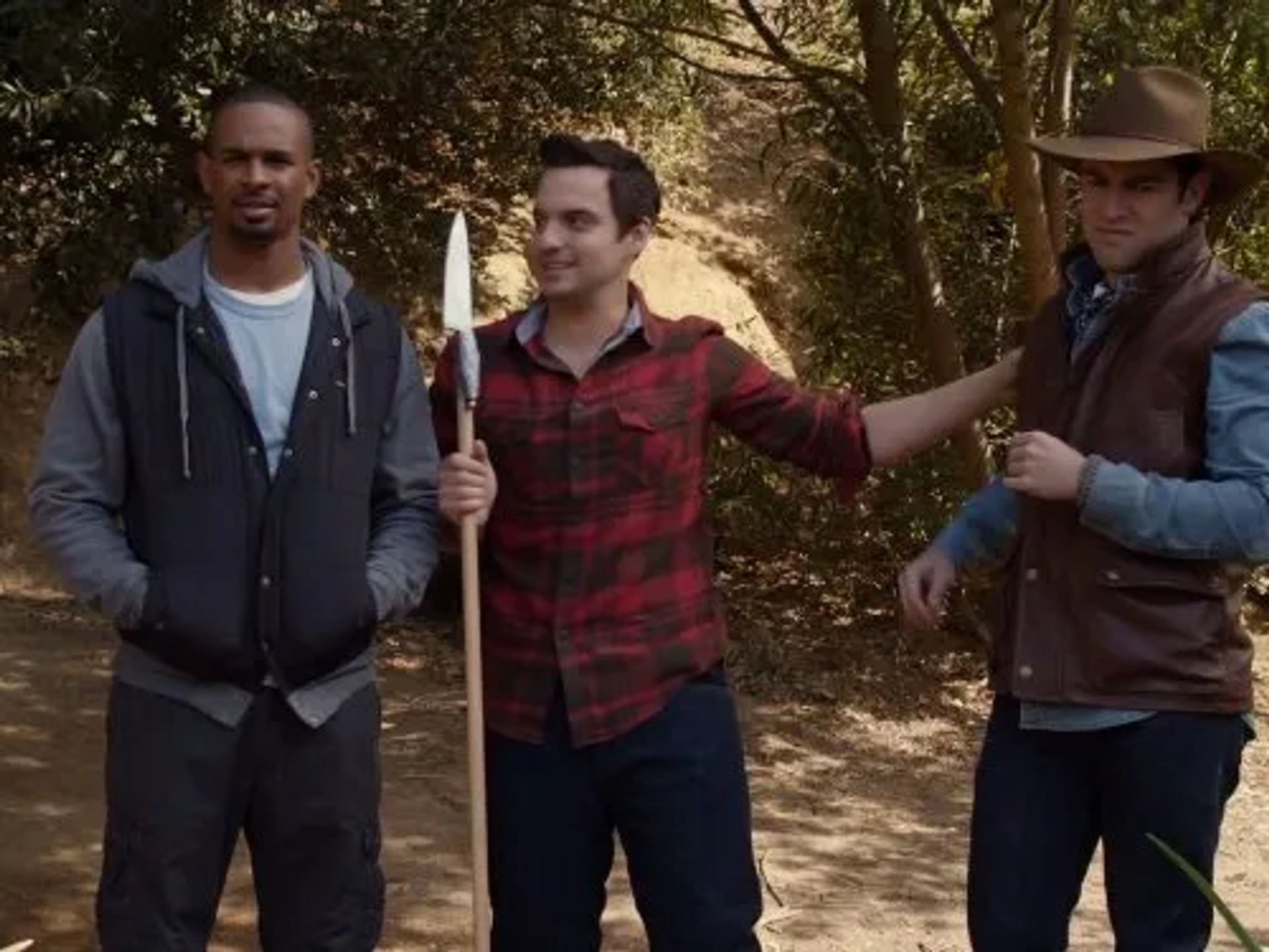 Max Greenfield, Damon Wayans Jr., and Jake Johnson in New Girl (2011)